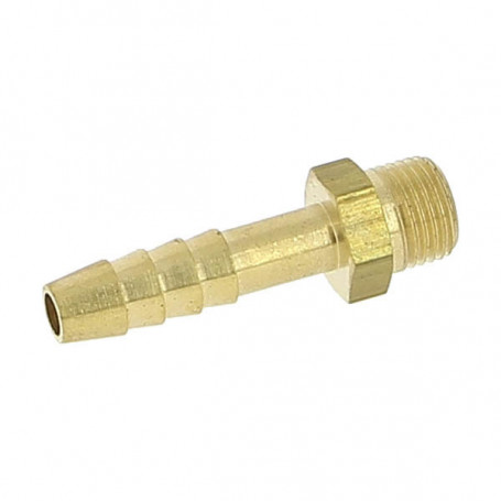 Embout cannelé laiton Mâle