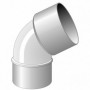 Coude 45° PVC évacuation Mâle Femelle FIRST PLAST
