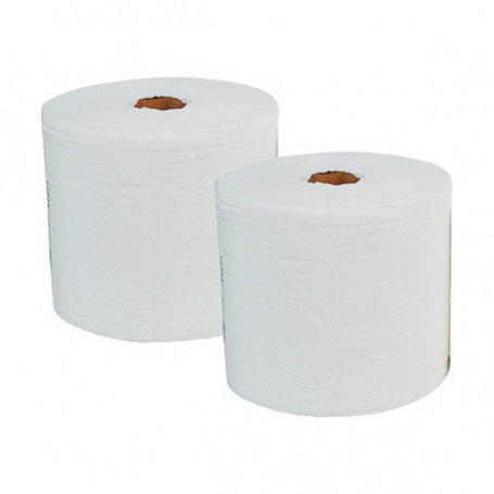 Bobine d'essuyage blanche