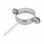 Collier nervure galva pointe