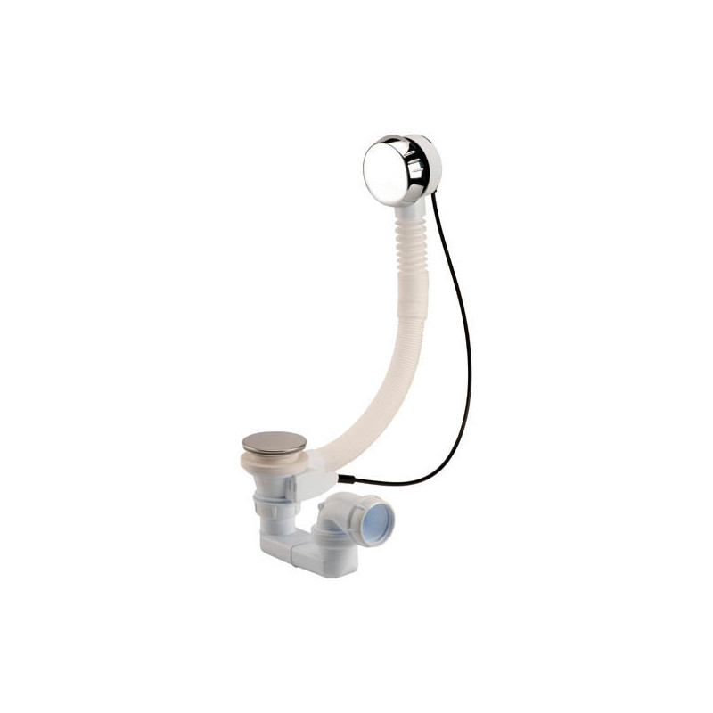Wirquin vidage de baignoire à câble avec siphon orientable