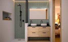 Meuble de salle de bain et céramique
