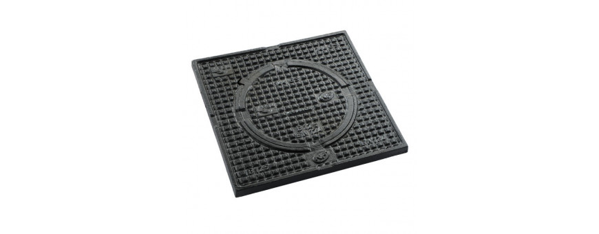 Grille plate fonte